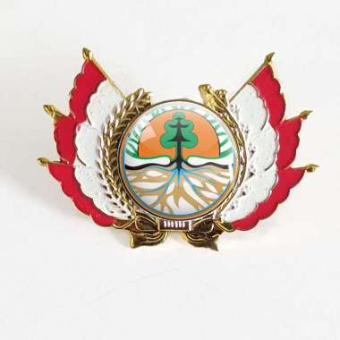Mulyocreative Pin Kementerian Lingkungan Hidup dan Kehutanan RI [2 pcs] Bendera