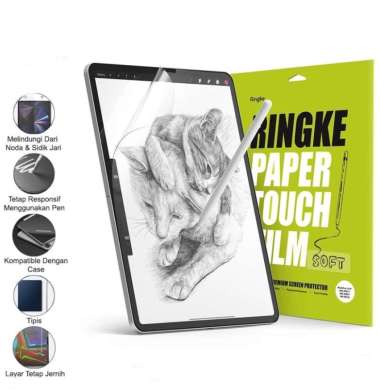 Ringke iPad Pro 12.9 2021-2018 Paper Touch Full Screen Protector Soft