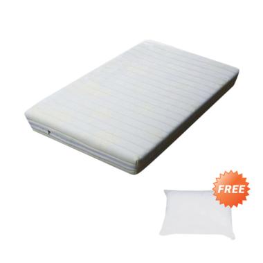 Prissilia Rebonded Inoac Kasur Busa + Free 1 Bantal 160 x 200 09 Soft White Bogor