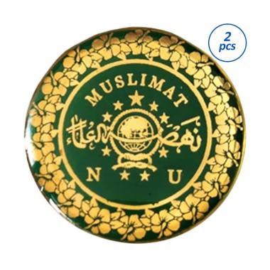 Mulyocreative Pin Logo Muslimat NU Bulat [2 Pcs]