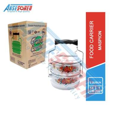 Rantang Susun Maspion / Food Carrier Panda Maspion / Enamel / Rantang Tenong / Rantang Seserahan / R