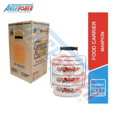 Rantang Susun Maspion / Food Carrier Panda Maspion / Enamel / Rantang Tenong / Rantang Seserahan / R