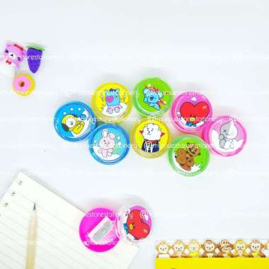 SERUTAN BT21 SET ISI 8 FREE PENSIL ! 8 SET BT21