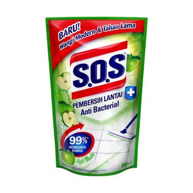 SOS Apple Cairan Pembersih Lantai [800 mL/ Kemasan Refill]