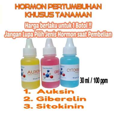 Hormon Tanaman Auksin Giberelin Sitokinin 100 ppm 30 ml