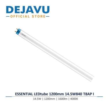 Lampu Philips ESSENTIAL LEDtube 1200mm 14.5W840 T8AP I