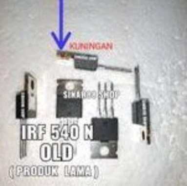 TR TRANSISTOR IRF540N IRF 540N ORIGINAL OLD VERSION