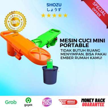 ReWash ReClean mesin cuci mini portable mesin cuci ember HIJAU TIMER