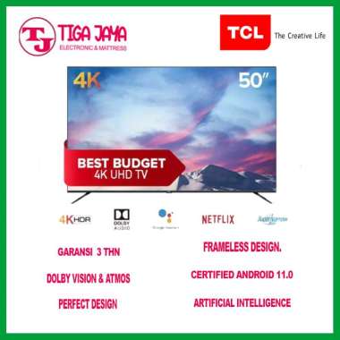 TCL 50A8 Ultra HD Android 9.0 Smart TV - 4K LED A8 50A8