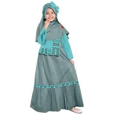 Model Baju Gamis Anak Perempuan Umur 10 Tahun