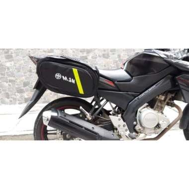 Tas Samping Motor Bentuk Oval - Side Bag ORIGINAL 100 % Multicolor