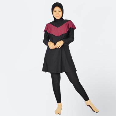 Edora Kayla Baju Renang Wanita Muslimah [Dewasa] XXL Maroon