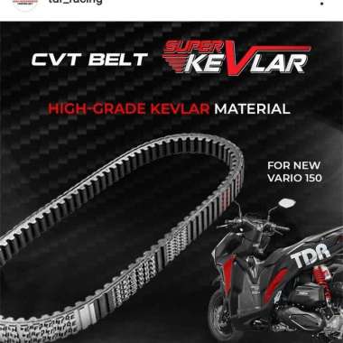 Belt TDR New Vario 150 K36 Kevlar Black