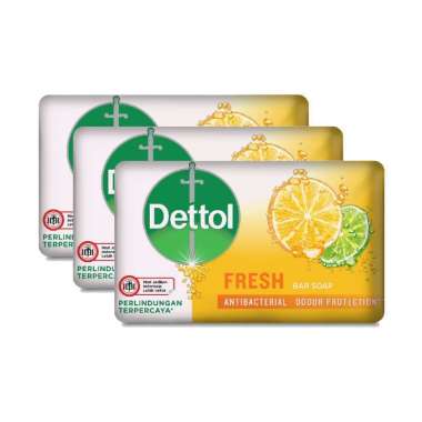 Dettol Sabun Batang Fresh 100gr (3pcs)