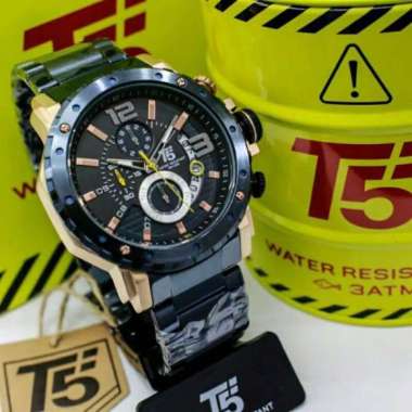 Jam Tangan Fashion Jam Tangan Pria T5 H3746 Original bergaransi free tin box Blue