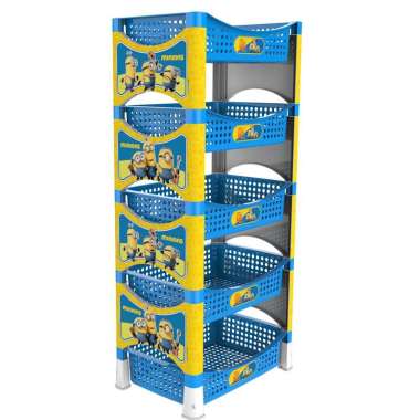 Rak Multi Fungsi Naiba Susun 4 Minion - 514 DRB biru