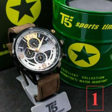 ORIGINAL Jam T5 H3656 original chronograph bergaransi free tin box