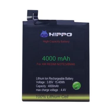 HIPPO Baterai for Xiaomi Redmi Note 3 BM46 [Original/ 4000 mAh]
