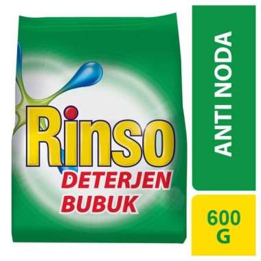 Promo Harga RINSO Anti Noda Deterjen Bubuk Classic Fresh 600 gr - Blibli