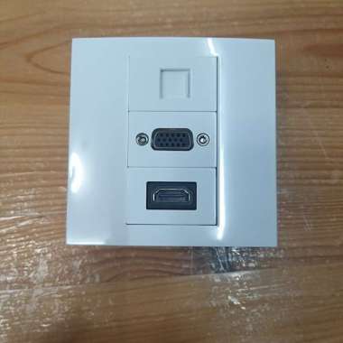 STOP KONTAK HDMI L VGA LAN CAT6