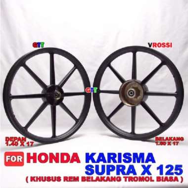 VELG RACING VROSSI KARISMA & SUPRA X 125 REM BELAKANG TROMOL PALANG 8