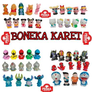 Boneka karet model power puff girls