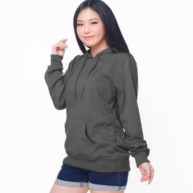 Jfashion New Carlisa Hoodie Sweater Wanita L Abu Tua