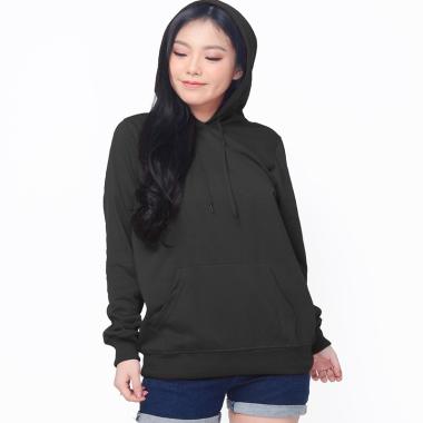 Jfashion New Carlisa Hoodie Sweater Wanita M Hitam