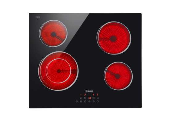 RINNAI Kompor Listrik Vitro Ceramic Tanam 4 Tungku - RB-6024E-CB