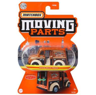 Matchbox Moving Parts 2021 (FWD28) Diecast Mobil Mainan Anak - Divco Milk Truc
