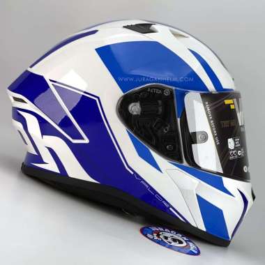 AIROH Valor Wings Blue Gloss L