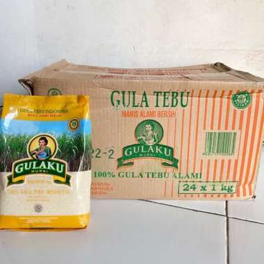 GULAKU Tebu 1 kg [1 Dus isi 24 Kantong]