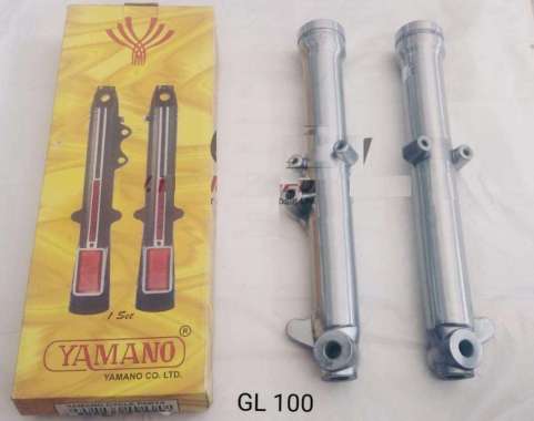 BUMBUNG RUMAH AS SHOCK SKOK SEKOK DEPAN GL100 YAMANO Silver