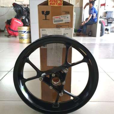 Velg, Racing, Depan Aerox 155, Lexi Asli Yamaha - Hitam