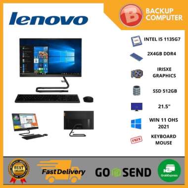 LENOVO AIO 3 22ITL6 - F0G5004QID (Black) INTEL i5 Touch