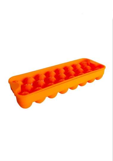 Cetakan Pudding Bentuk Telur Puyuh /Cetakan es Batu Plastik Murah Orange