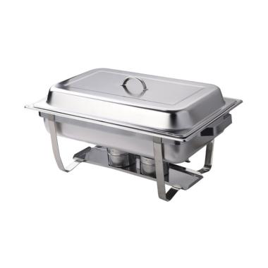 Subron Chafing Dish Wadah Saji Prasmanan [9 L] chrome
