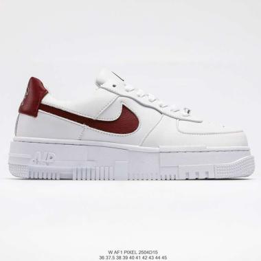 air force 1 pixel red