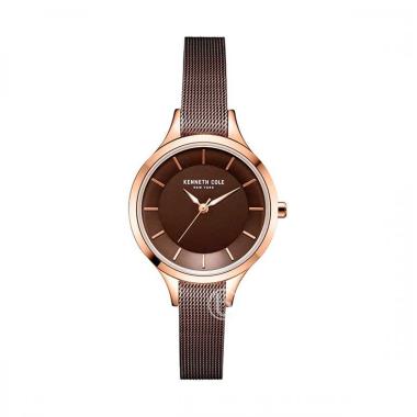 Kenneth Cole KCNY50793 Analog Jam Tangan Wanita [Original] Brown/Rose Gold