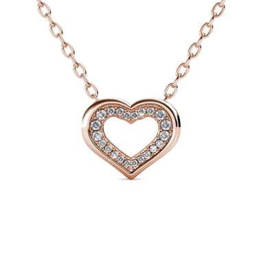Zeal Pendant - Kalung Crystal by Her Jewellery Rose Gold
