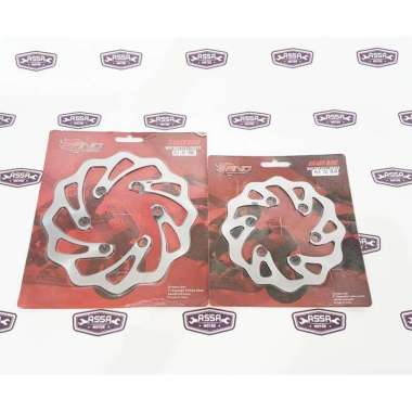 Cakram Set Kawasaki KLX Dtracker 150 09-Up Silver