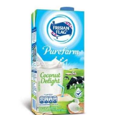 Promo Harga Frisian Flag Susu UHT Purefarm Coconut Delight 900 ml - Blibli