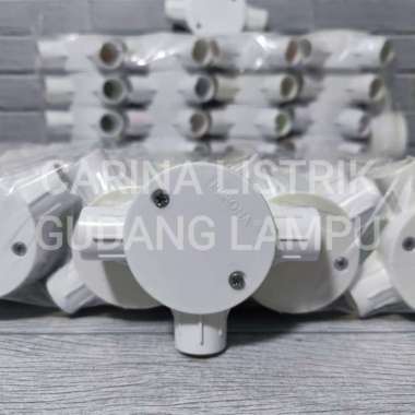 PESONA T dus Putih kaki 3 CABANG 3 20MM BAGUS TEBAL BERKUALITAS