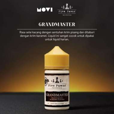 Five Pawns Grandmaster 60ML USA 100% Authentic Liquid / Grand Master 3MG