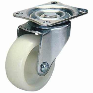 MUMA 2.5 Inch Silent Rubber Universal Wheel 3-inch Anti-wrap Casters 4-inch Industrial Transport Brake Wheel 5-inch Furniture Trolley Wheel Color : Without brakes, Size : 4-inch 