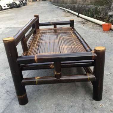 bangku bale bale kursi panjang dari bambu
