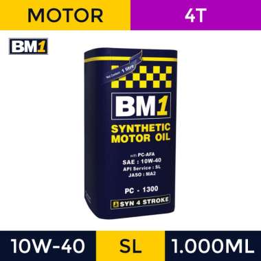 BM1 PC1300 10W-40 SL Oli Motor 4T [1L]