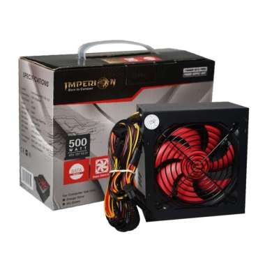 POWER SUPPLY PSU IMPERION 500W GAMING 4 PIN VGA