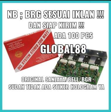 KIT POWER SX200 SX-200 ORIGINAL BELL/SANJAYA/BGR SX 200 AMPLIFIER OCL STEREO SYSTEM 200W