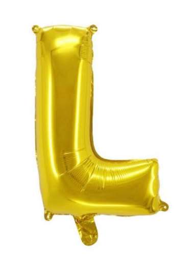 OEM SK-C390 Balon Foil Huruf Gold A-Z Balon Foil Angka 0-9 / Ballon Foil Abjad Alphabet Angka Polos 